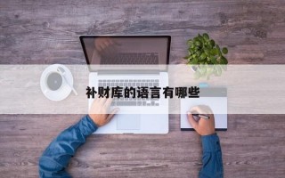补财库的语言有哪些